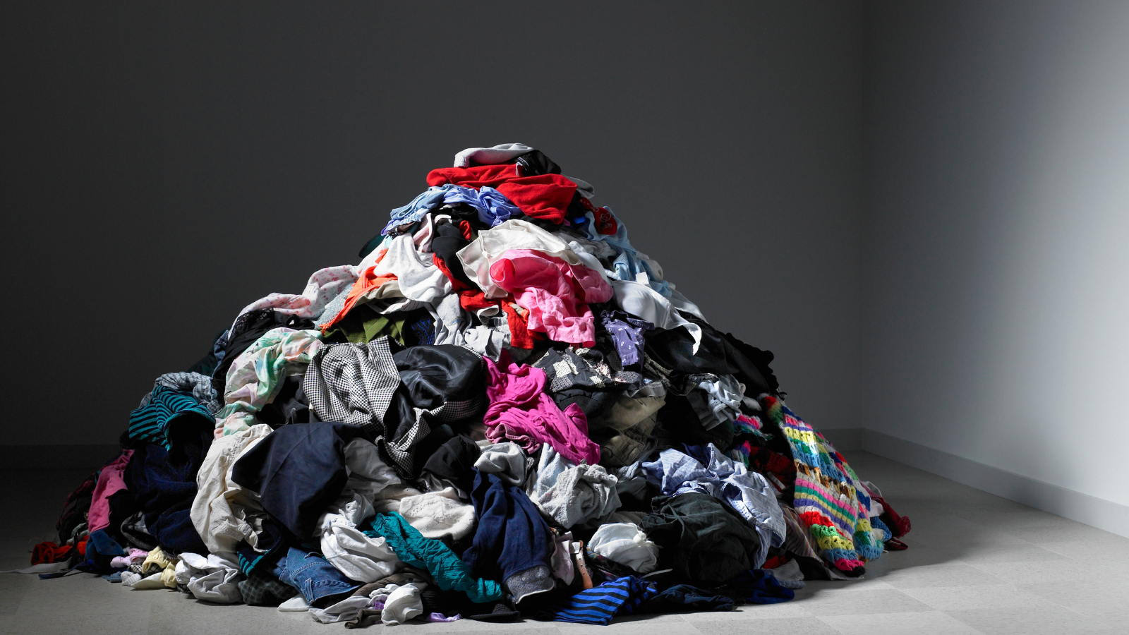 A pile of clothing.